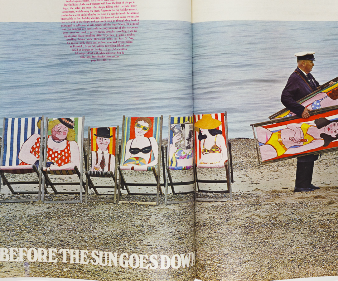 HARRI PECCINOTTI Zandra Rhodes MICK JAGGER Shirtsleeve Studio NOVA October 1968