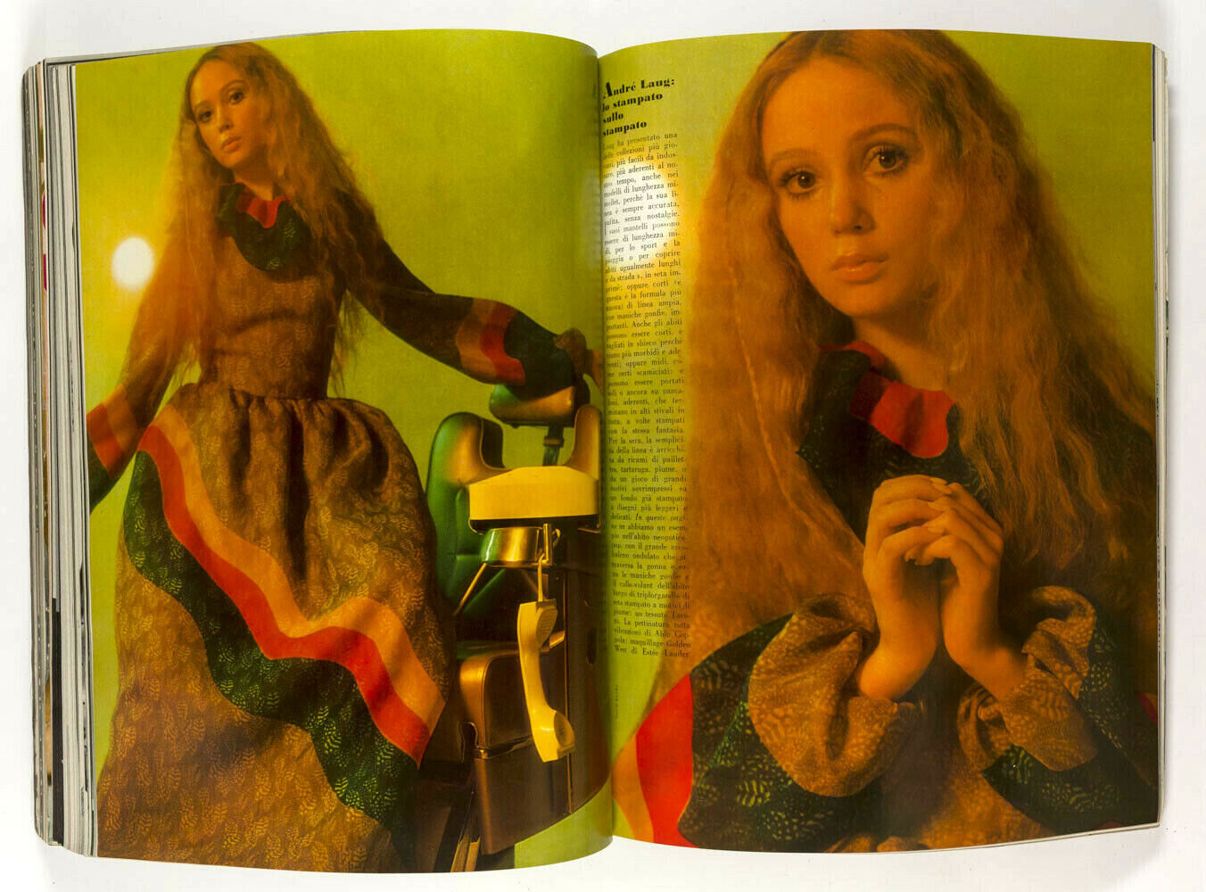 Moyra Swan DAVID BAILEY Barry Lategan COLLECTIONS Summer VOGUE ITALIA March 1970