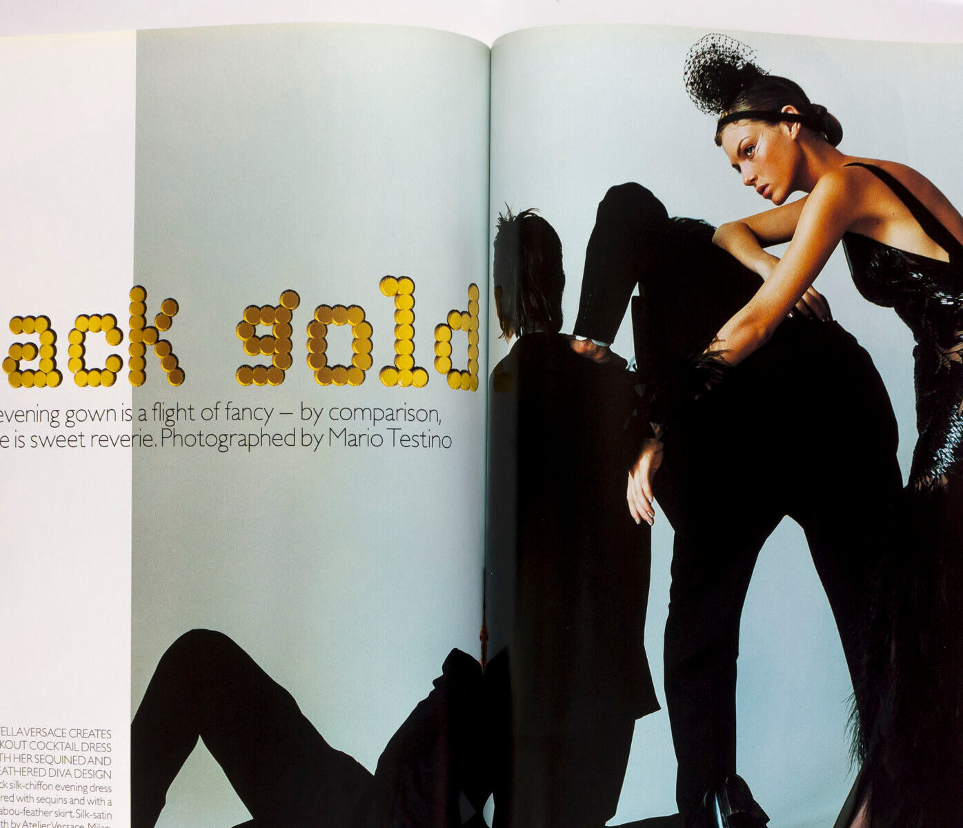 KATE MOSS Corinne Day GALLIANO Alexander McQueen BRIDGET HALL Bourdin GOLD VOGUE