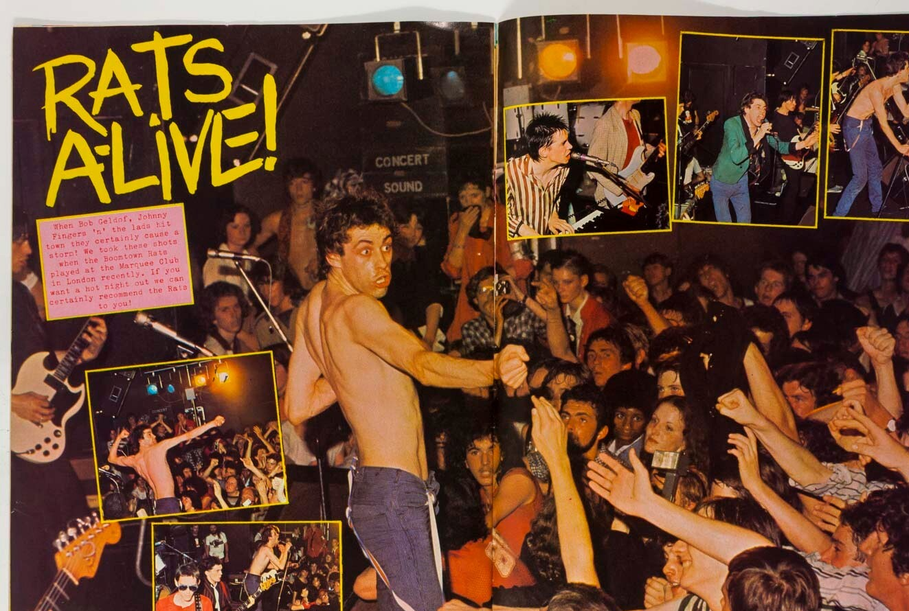 THE JAM Les McKeown ALESSI Supersonic magazine December 1977 Boomtown Rats HNY