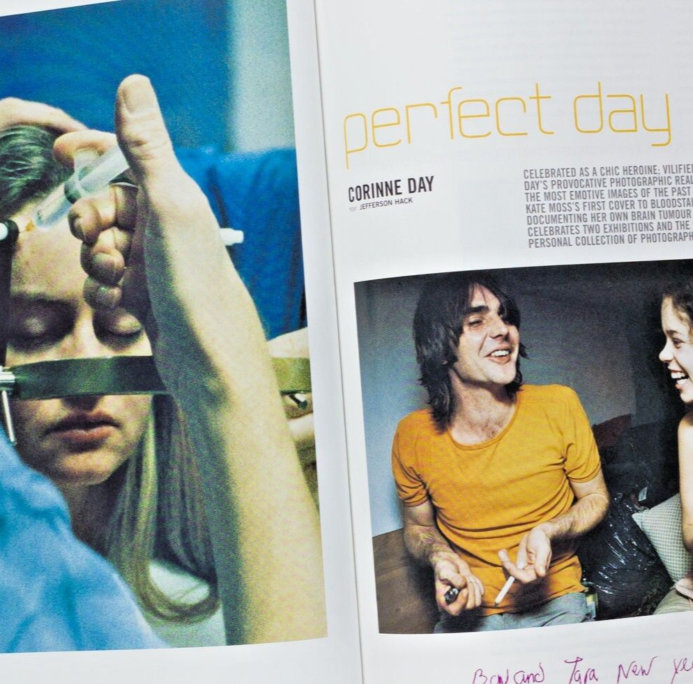 CORINNE DAY Milton Glaser DAZED & CONFUSED magazine November 2000 Fischerspooner