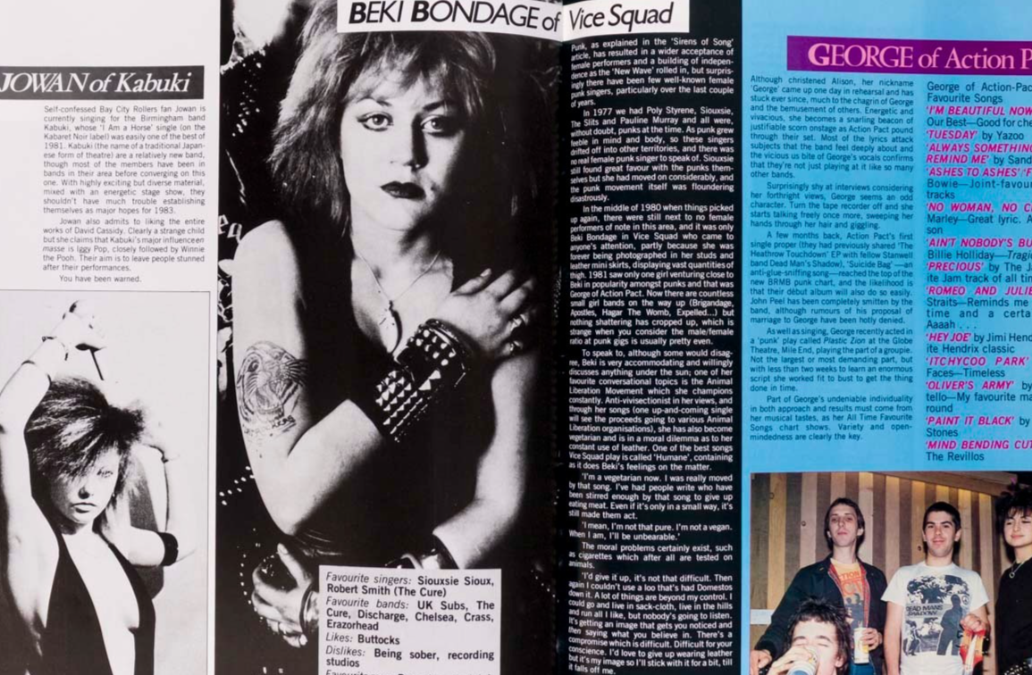 Kate Bush BLONDIE Annie Lennox BOW WOW Girlschool BEKI BONDAGE Women in Rock UK