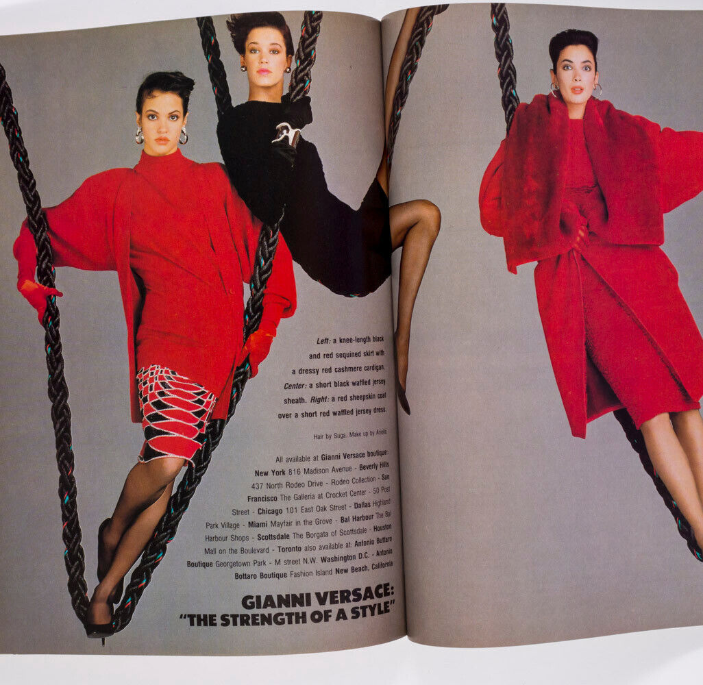 CINDY CRAWFORD'S 1st Vogue RICHARD AVEDON The Super Models CHRISTY TURLINGTON US