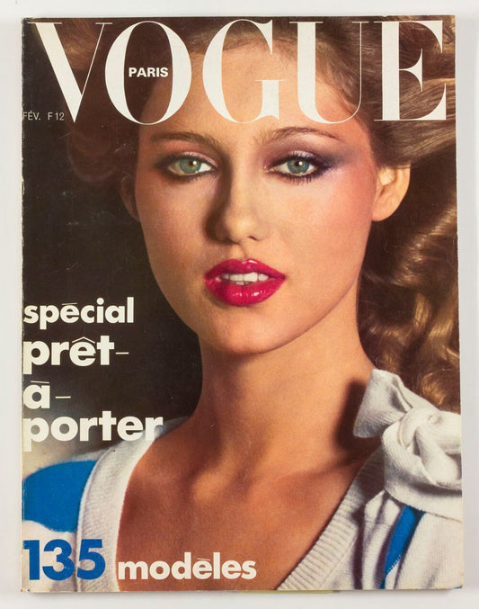 Guy Bourdin CLIO GOLDSMITH Pret A Porter PARIS VOGUE February 1975 Carrie Nygren