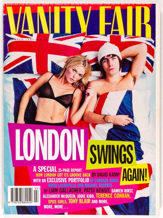OASIS Liam Gallagher McQUEEN Patsy Kensit SPICE GIRLS Tupac VANITY FAIR magazine