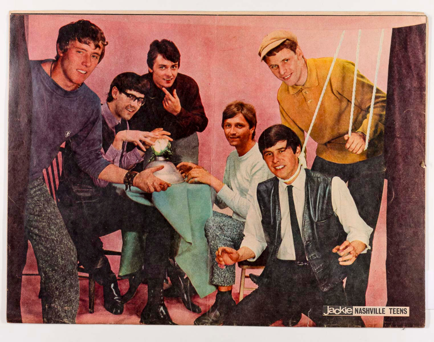 DAVE CLARK Marianne Faithfull GEORGE HARRISON Jackie magazine 1964 December # 50