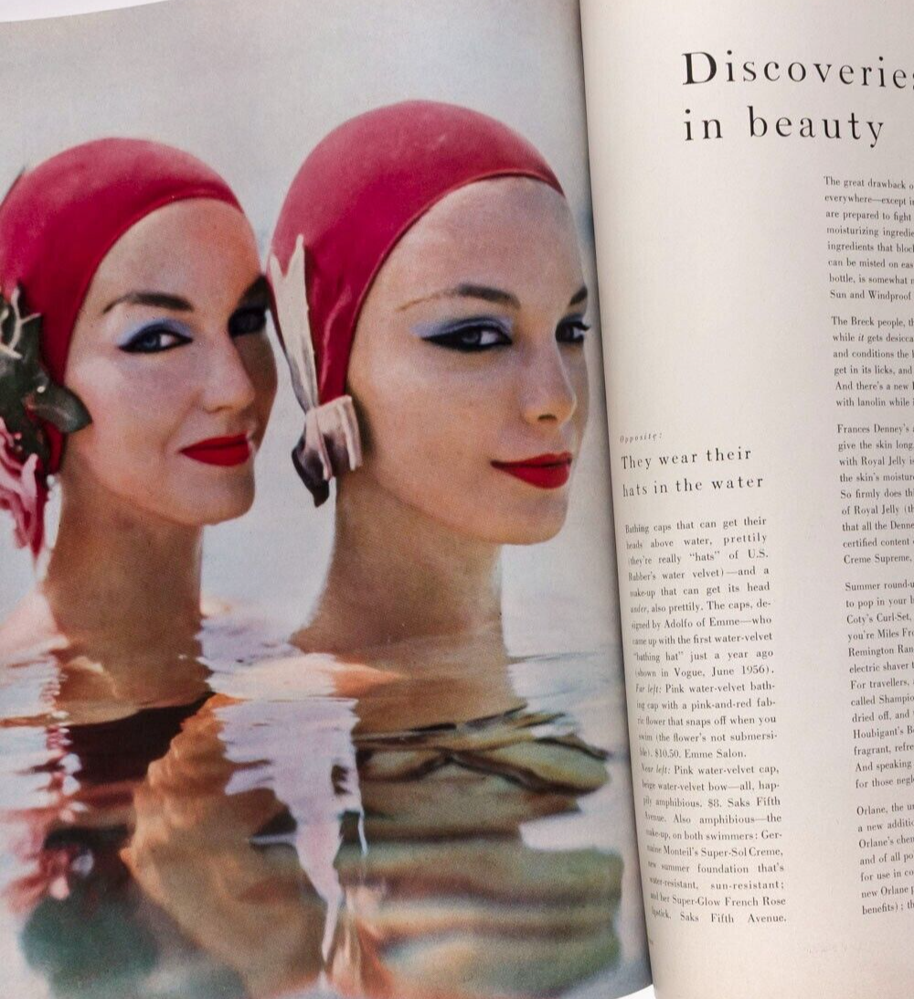 JOANNA McCORMICK Natalie Wood PICASSO Vogue 1957 June RENE BOUCHE Penn AGA KHAN