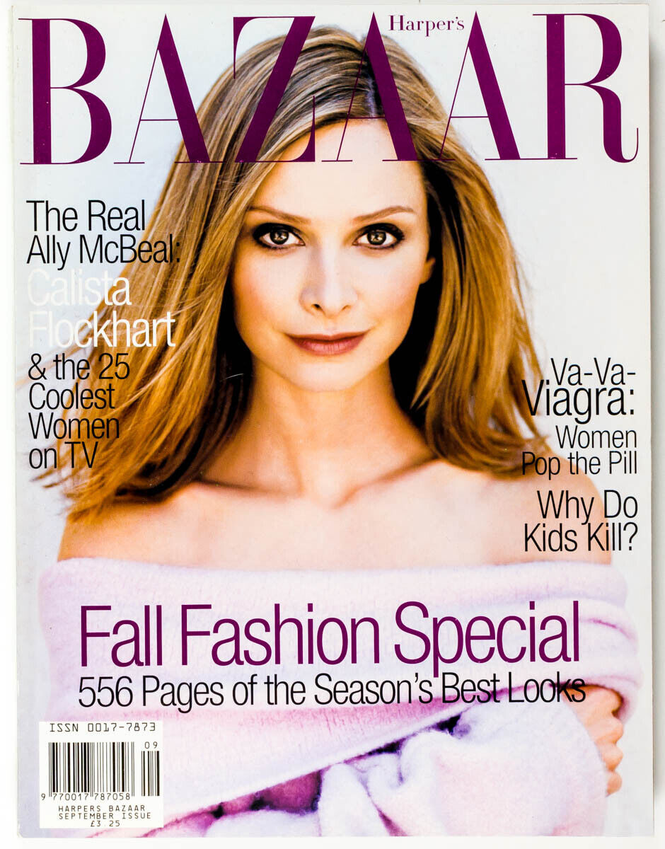 Calista Flockhart CARMEN KASS Gisele Bundchen CHLOE Tanya Ling US Harpers Bazaar