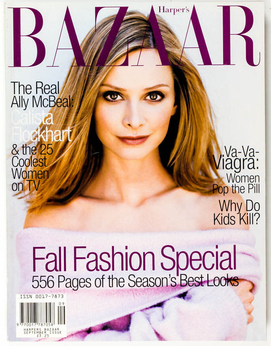 Calista Flockhart CARMEN KASS Gisele Bundchen CHLOE Tanya Ling US Harpers Bazaar