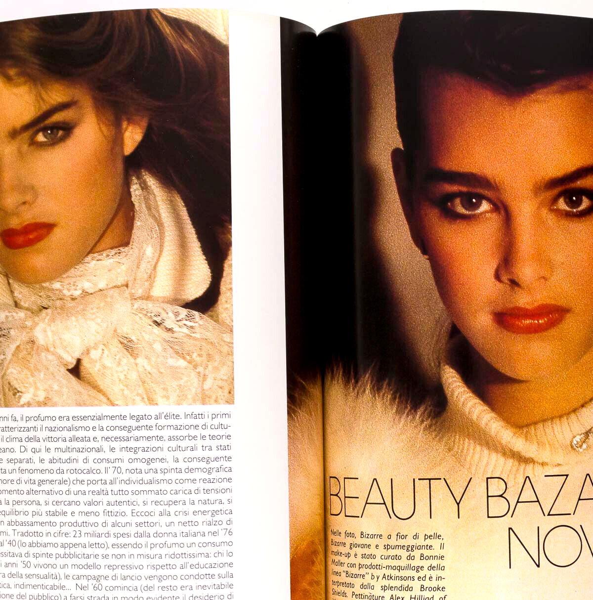 BROOKE SHIELDS Janice Dickinson GIA CARANGI Harper's July 1979 Rosemary McGrotha