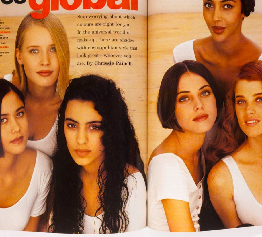 CLAIRE DHELENS Pedro Almodovar MIAMI 20th Anniversary COSMOPOLITAN March 1992 UK