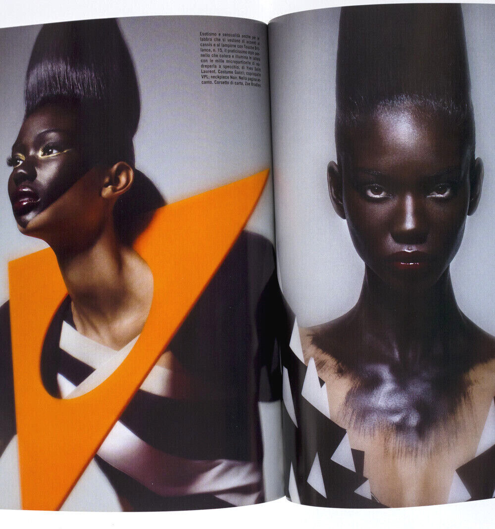 The Black Issue NAOMI CAMPBELL Grace Jones TINA TURNER Chanel IMAN  Vogue Italia