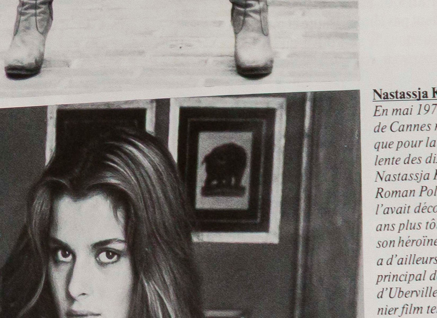 JACK NICHOLSON Jamie Lee Curtis NASTASSJA KINSKI Vogue Hommes October 1979 Golf