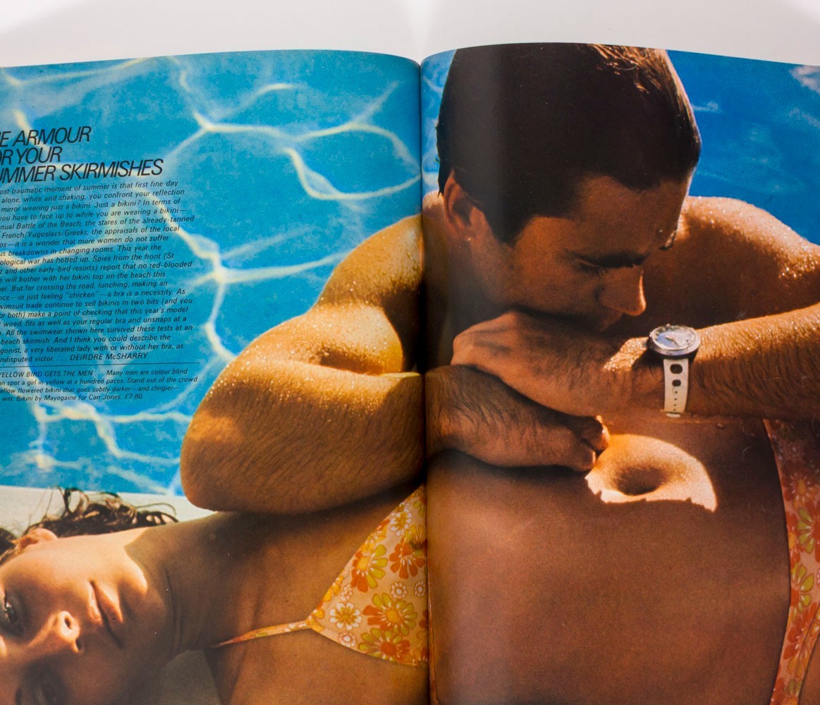 Eva Reuber ALICE POLLOCK Burt Reynolds ZAZIE Cosmopolitan May 1973 Caroline Coon