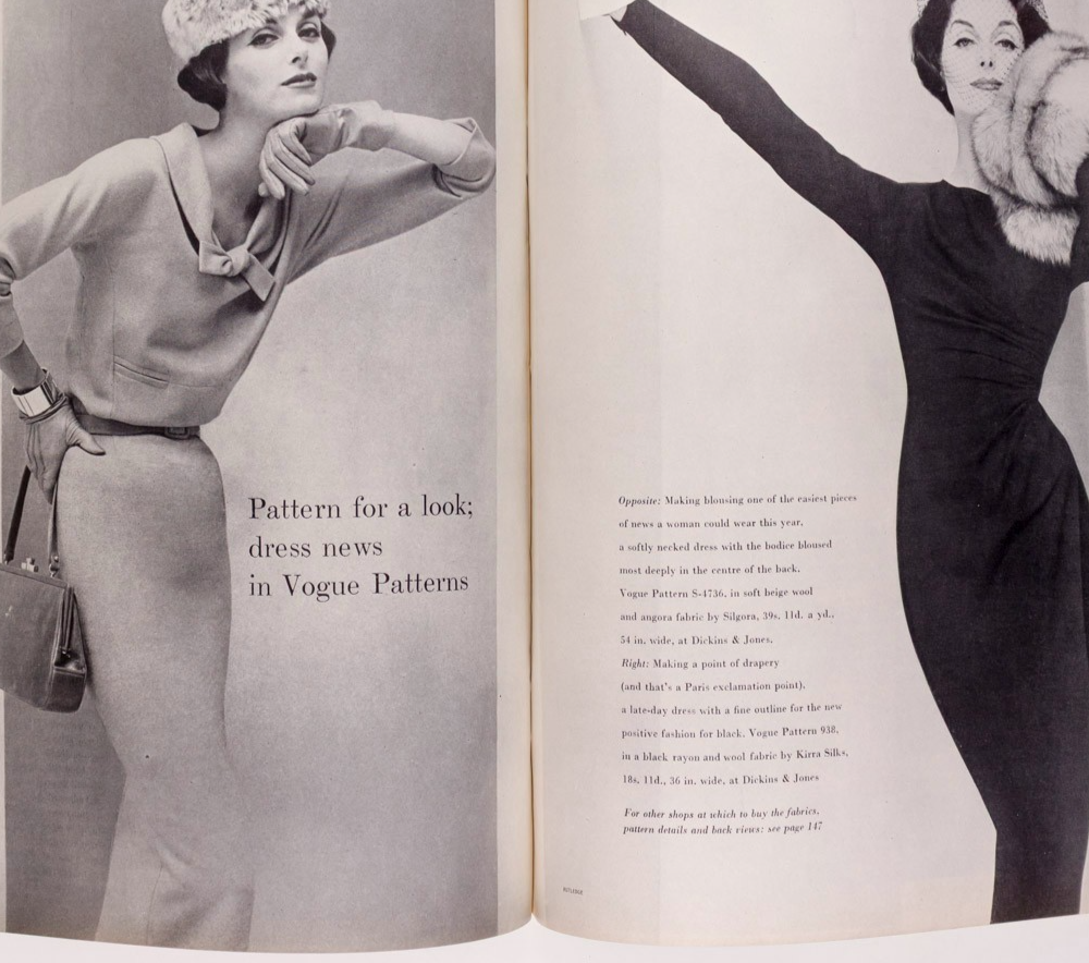 ANNABEL BIRLEY Richard Attenborough KLEIN Norman Parkinson VOGUE December 1956