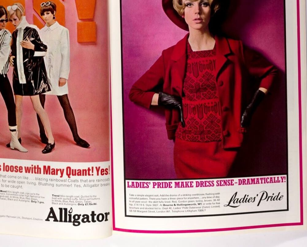 JEAN SHRIMPTON Donyale Luna PEGGY MOFFITT Jill Kennington PATTIE BOYD  Red Vogue