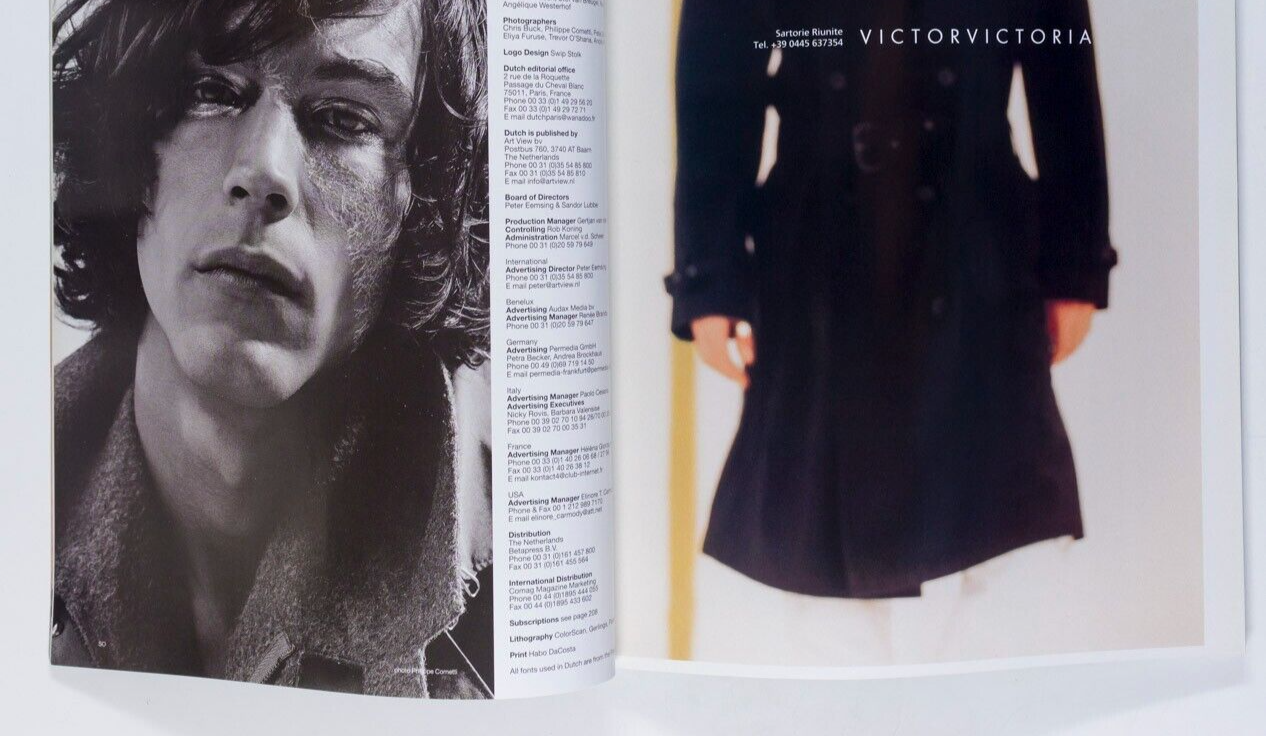 MALGOSIA BELA Bruce Benderson A F VANDERVORST Dutch magazine 28 2000 Swip Stolk