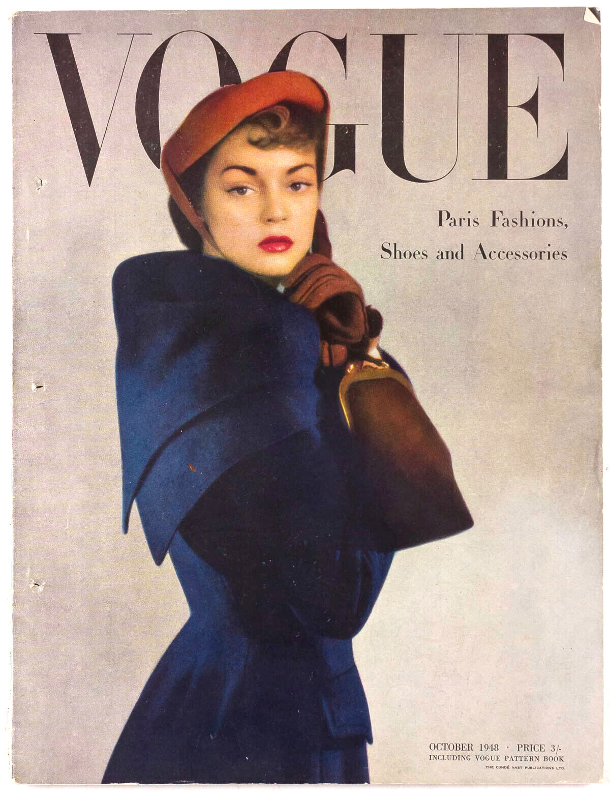 Jean Patchett IRVING PENN Cecil Beaton TOM KEOGH Vogue magazine October 1948 vtg