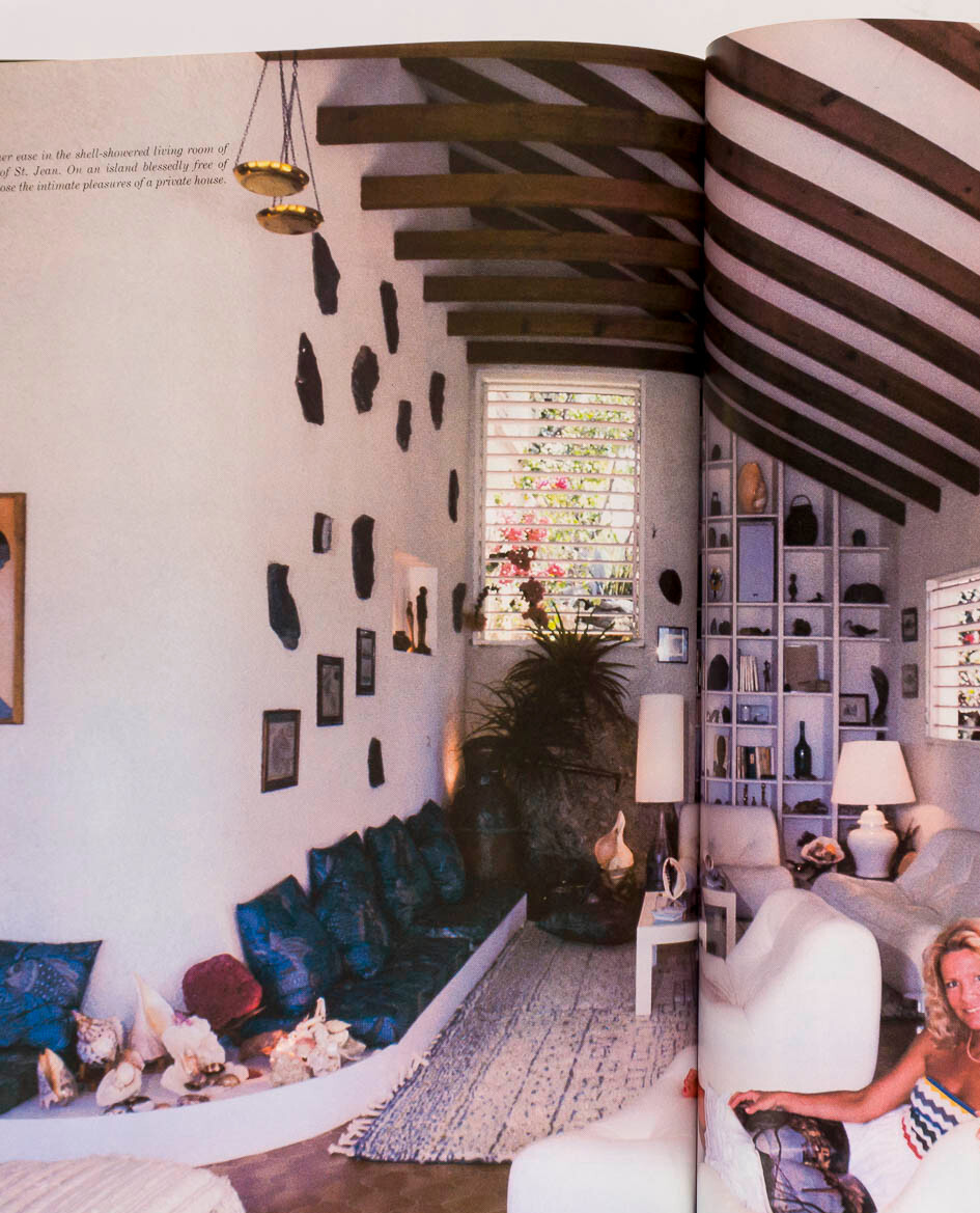 Swimwear TERRY FERRARIS St Barts BAHIA Town & Country magazine January 1983 Spa