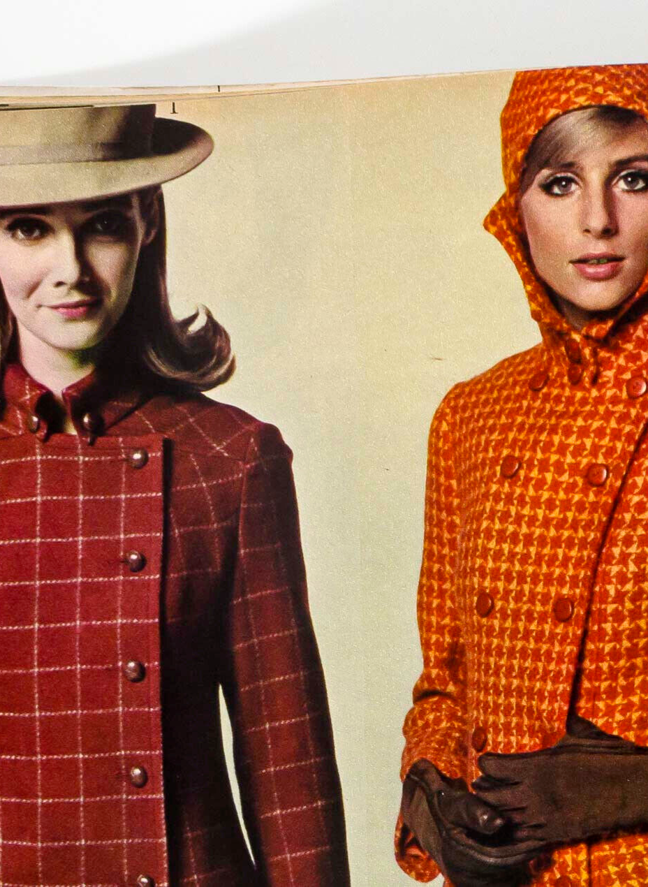 Jill Kennington PATTIE BOYD Nicole De Lamarge ELLE MAGAZINE Paris Collections 65