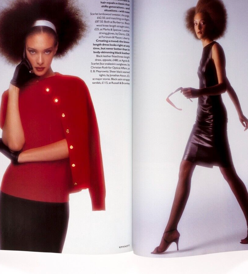 Kate Moss ROSEMARY MCGROTHA Eva Herzigova VOGUE January 1995 Helena Christensen