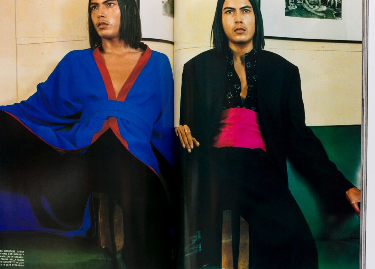 Paolo Roversi STEVEN KLEIN Ellen Von Unwerth L'UOMO VOGUE magazine 1998 Jan 287
