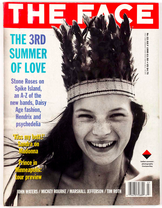 Kate Moss CORINNE DAY John Waters THE FACE magazine 1990 July MARSHALL JEFFERSON