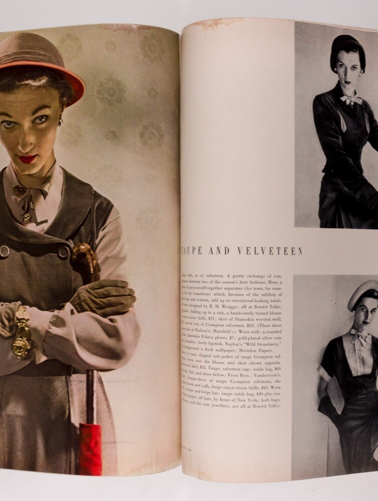 Horst DRUMLANRIG Vertes VOGUE August 1949 Lillian Gish TOSCANINI Herbert Matter