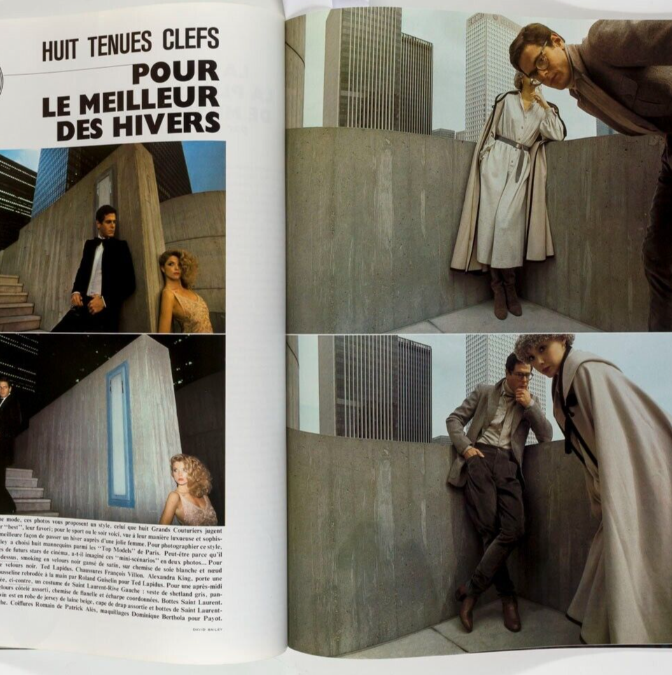 Eric Taberly NIKI LAUDA Steve Hiett JANE BIRKIN James Hunt BAILEY ~ VOGUE HOMMES