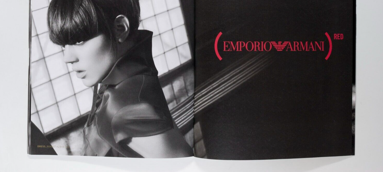 FREJA BEHA ERICH Mert Marcus EMPORIO GIORGIO ARMANI Winter 2008 lookbook catalog