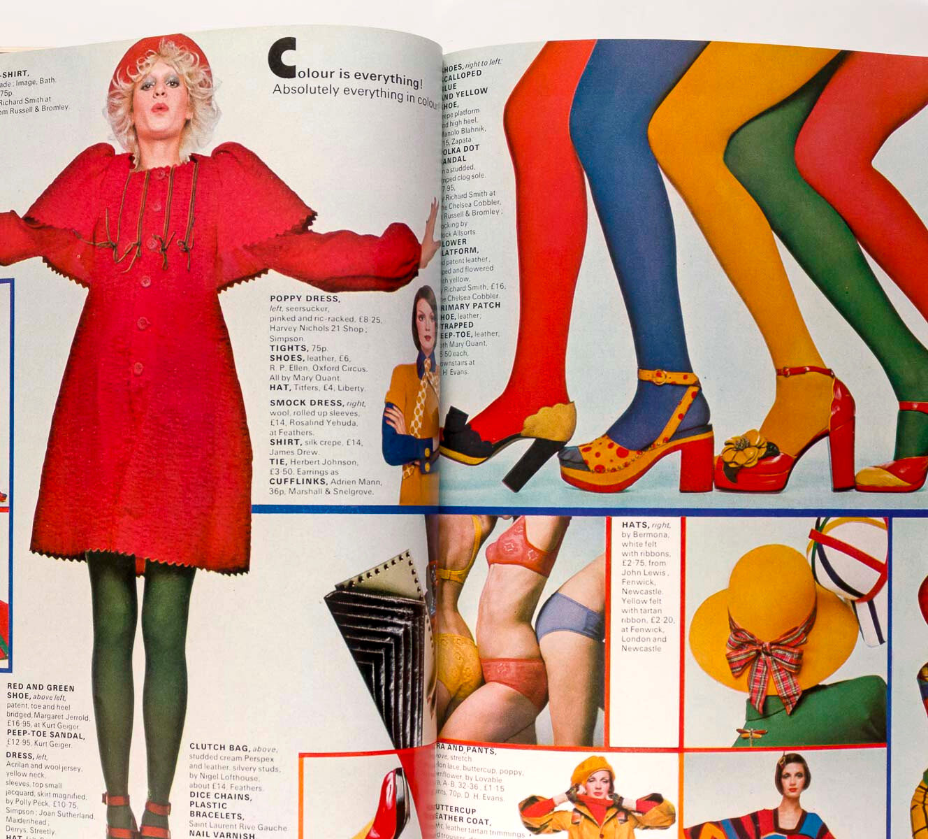 Ingmari Lamy ELIZABETH TAYLOR Dominique Sanda DONNA JORDAN  Vogue February 1972