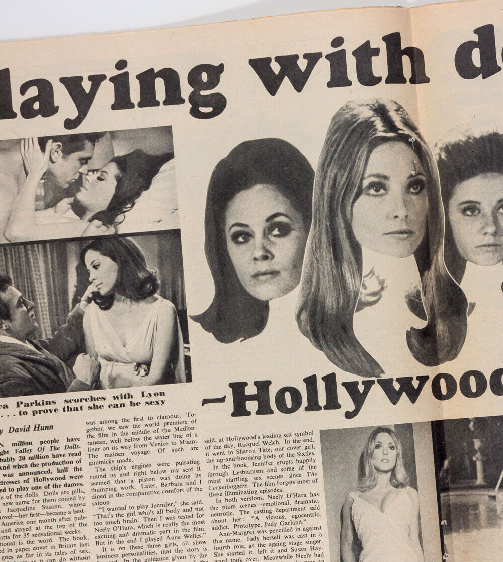 Sharon Tate VALLEY OF THE DOLLS Patty Duke BARBARA PARKINS Titbits magazine RARE