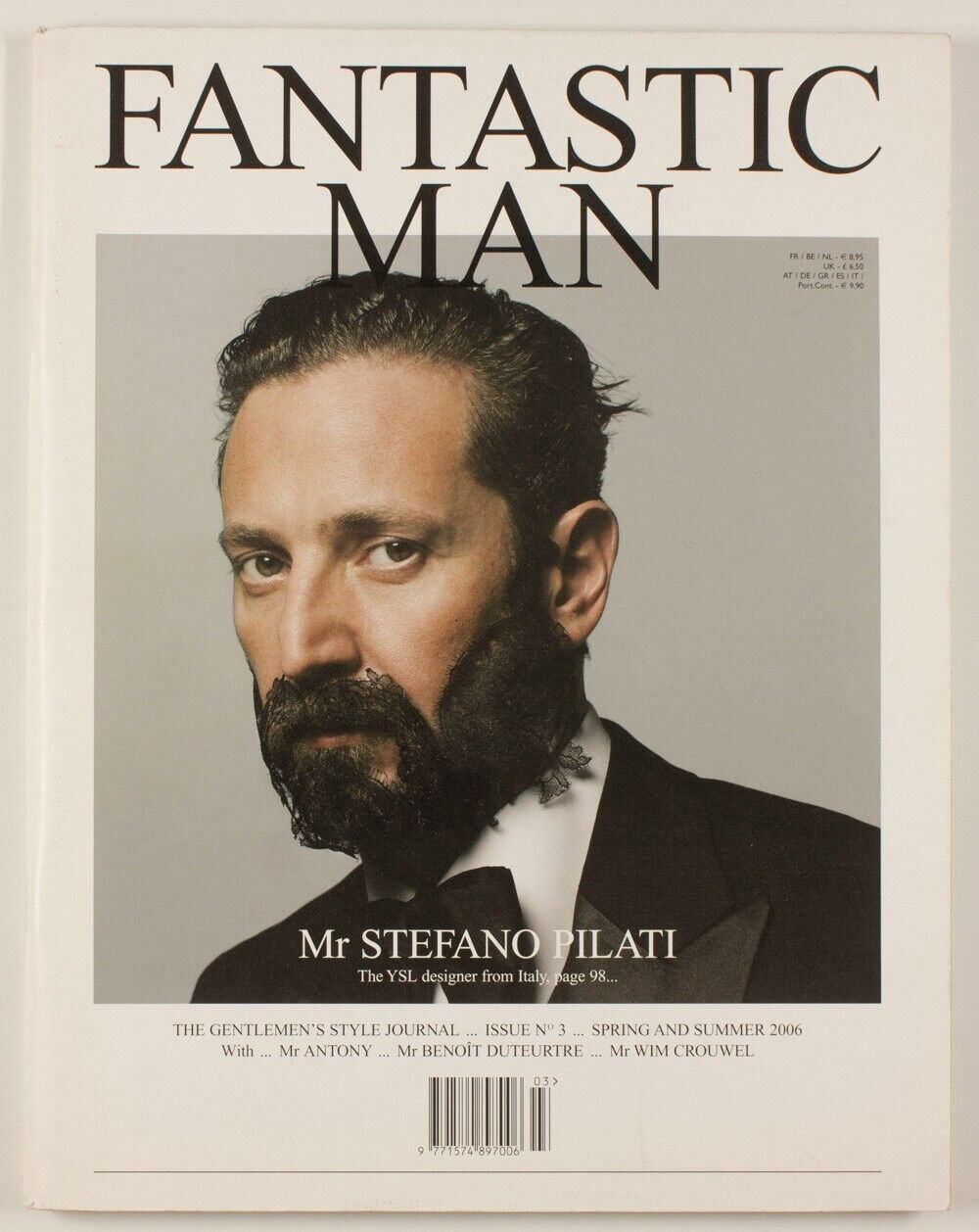 Stefano Pilati VIVIANE SASSEN Bill Gentle ANTONY HEGARTY Fantastic Man magazine