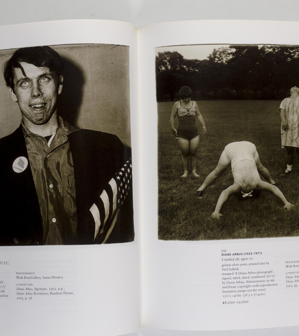 DIANE ARBUS Photographs AUCTION catalogue CHRISTIE'S New York 2008 Penelope Tree