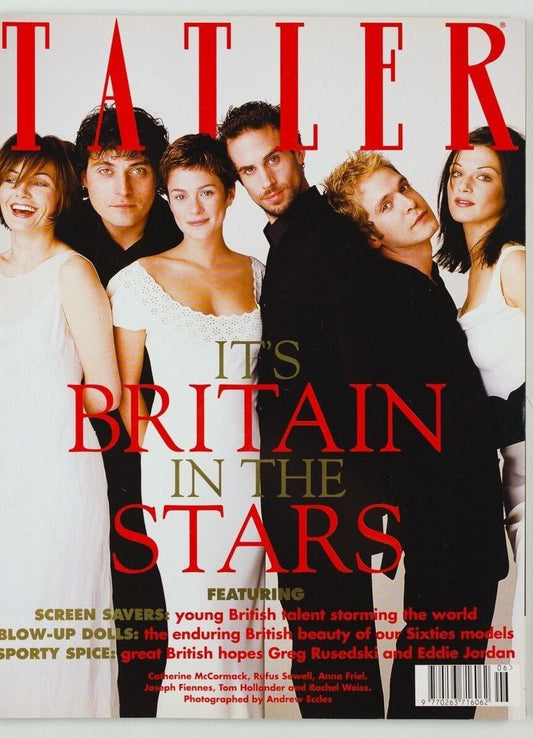 RUFUS SEWELL Joseph Fiennes JANE BIRKIN Ivanka Trump ANNA FRIEL Tatler magazine