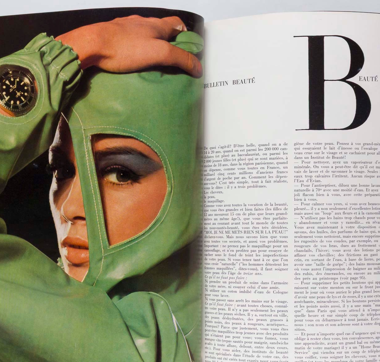 Guy Bourdin ANITA PALLENBERG Rolex PARIS VOGUE February 1965 Helmut Newton SPAAK