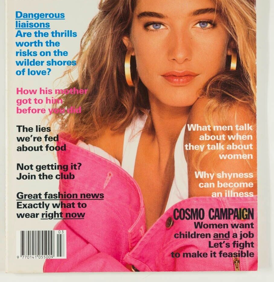 Tatjana Patitz TOM HANKS Harvey Fierstein Drag Queen ~ UK Cosmopolitan magazine