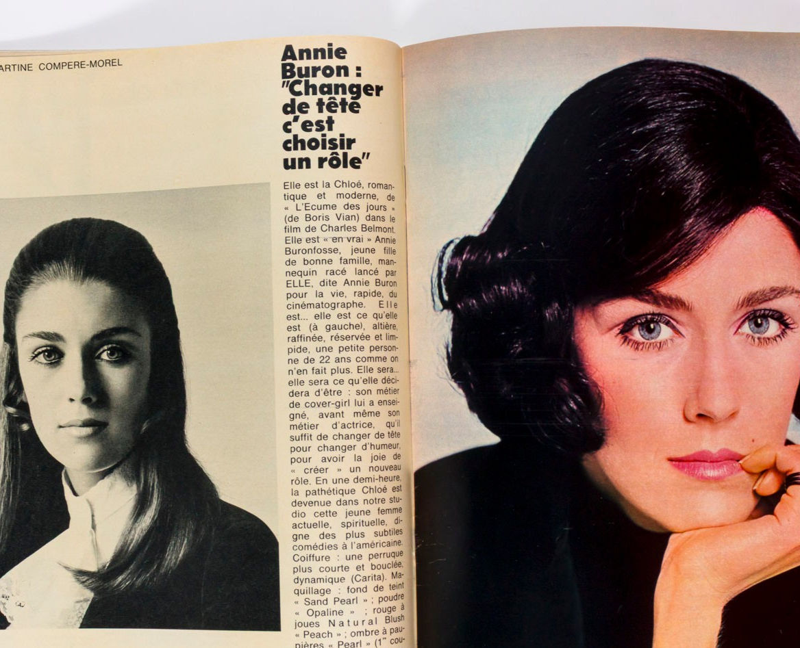 CATHERINE DENEUVE Marisa Berenson NUREYEV  Elle 26 October 1967  NANA MOUSKOURI