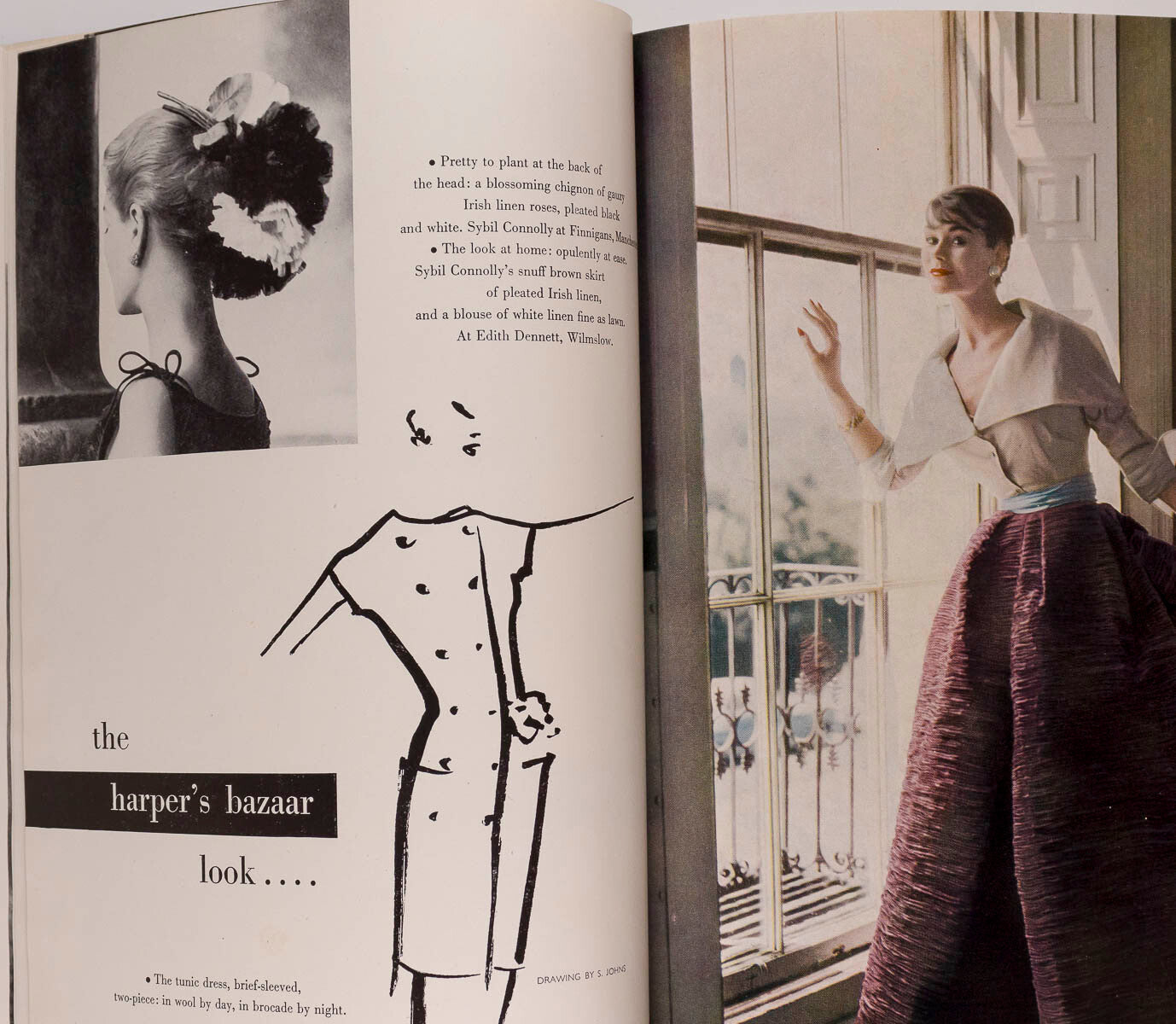 Anne Gunning BRASSAI Ian Fleming GIVENCHY Harper's Bazaar October 1955 ISTANBUL