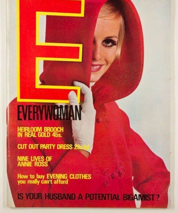 TWIGGY Tania Mallett PATRICK WYMARK Annie Ross PETER GIBSON Everywoman Magazine