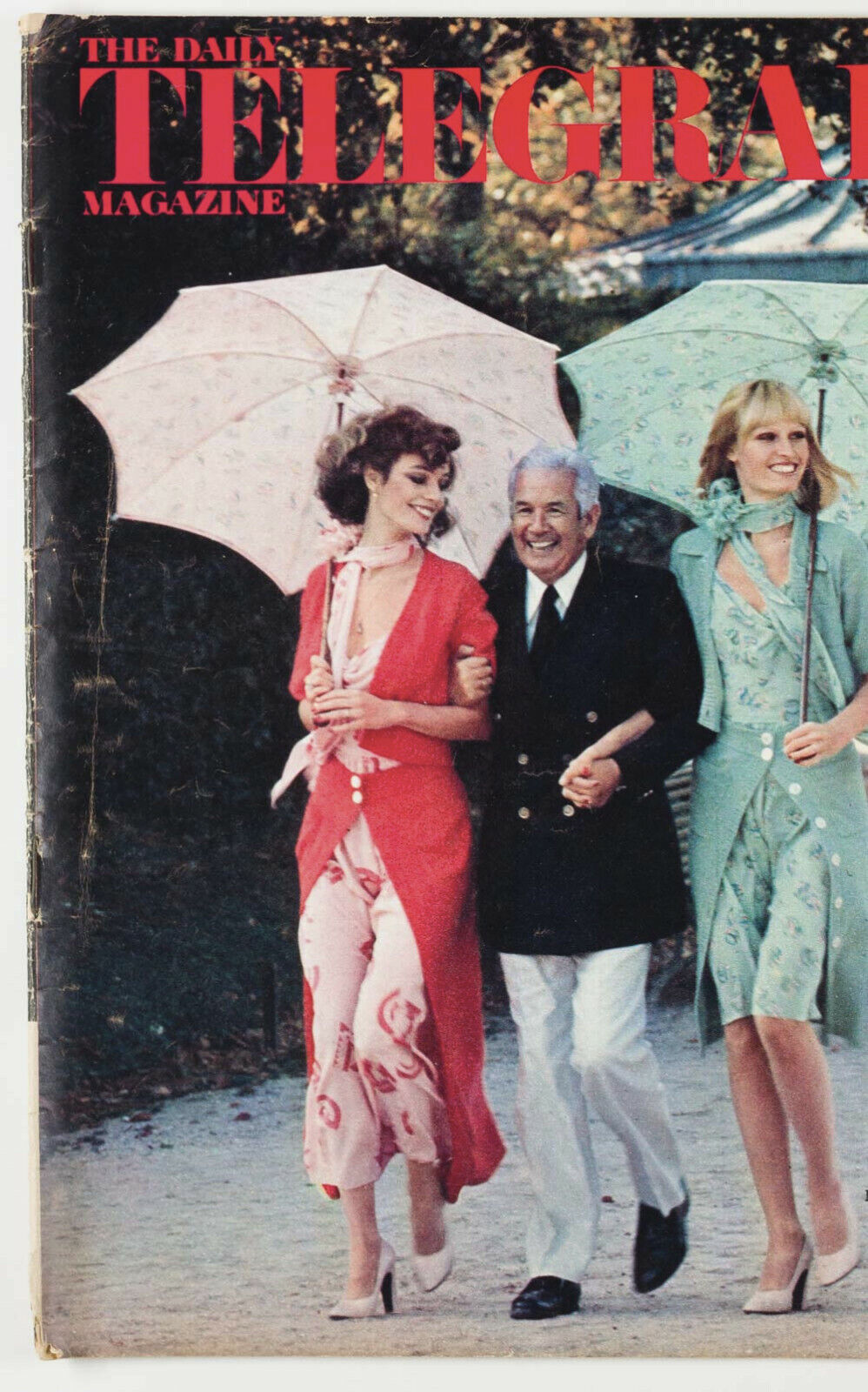 HELMUT NEWTON Joanna Lumley CHLOE Pret-a-porter KENZO 1970s TELEGRAPH MAGAZINE  