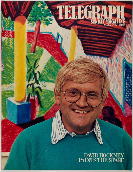 David Hockney PUTTNAM Vivien Leigh TELEGRAPH MAGAZINE August 1985 Cornel Lucas