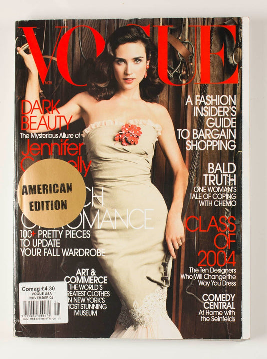 JENNIFER CONNELLY Natalia Vodianova KAROLINA KURKOVA Vogue Nov 2004 Irving Penn
