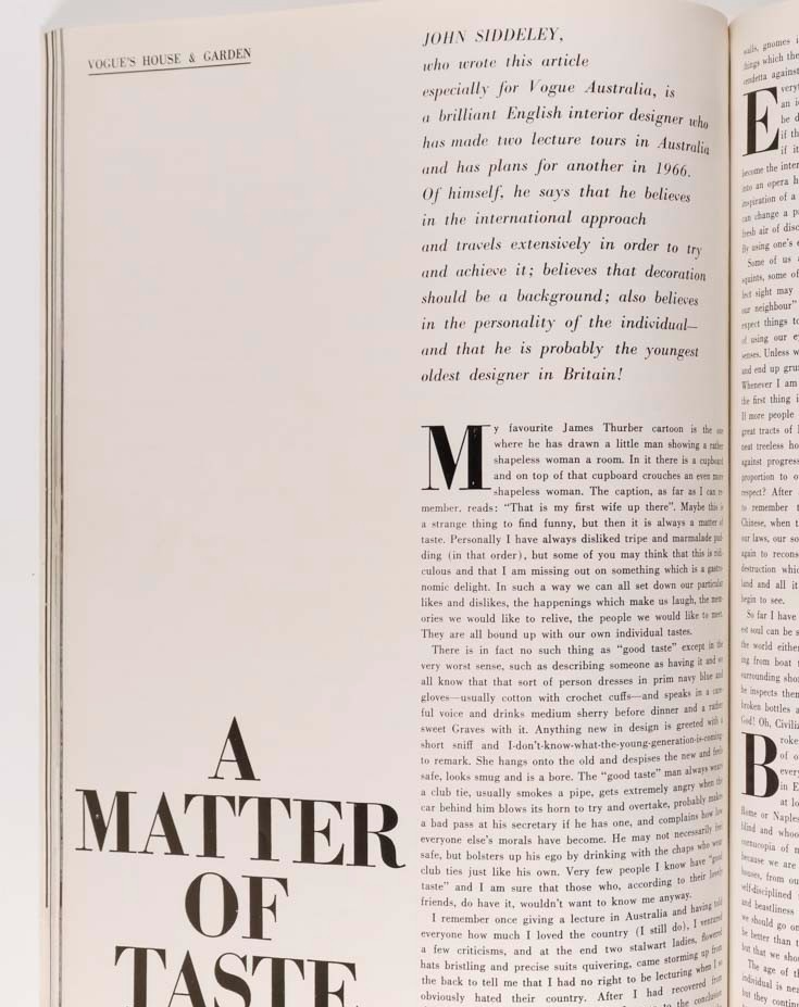 Brigitte Bauer VERUSCHKA Barry Humphries VOGUE AUSTRALIA Dec 1965 Bridget Riley