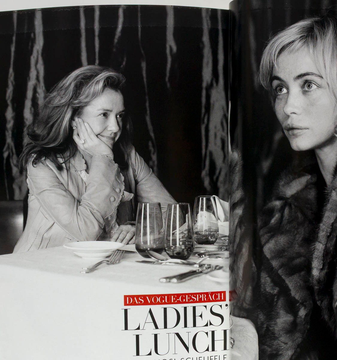STEPHANIE SEYMOUR Karolina Kurkova TATJANA PATITZ Liya Kebede VOGUE April 2007