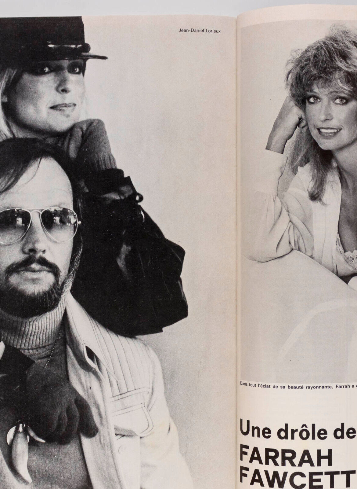 FARRAH FAWCETT Nastassja Kinski FRANCIS HUSTER Jean-Daniel FR Lorieux L'Officiel