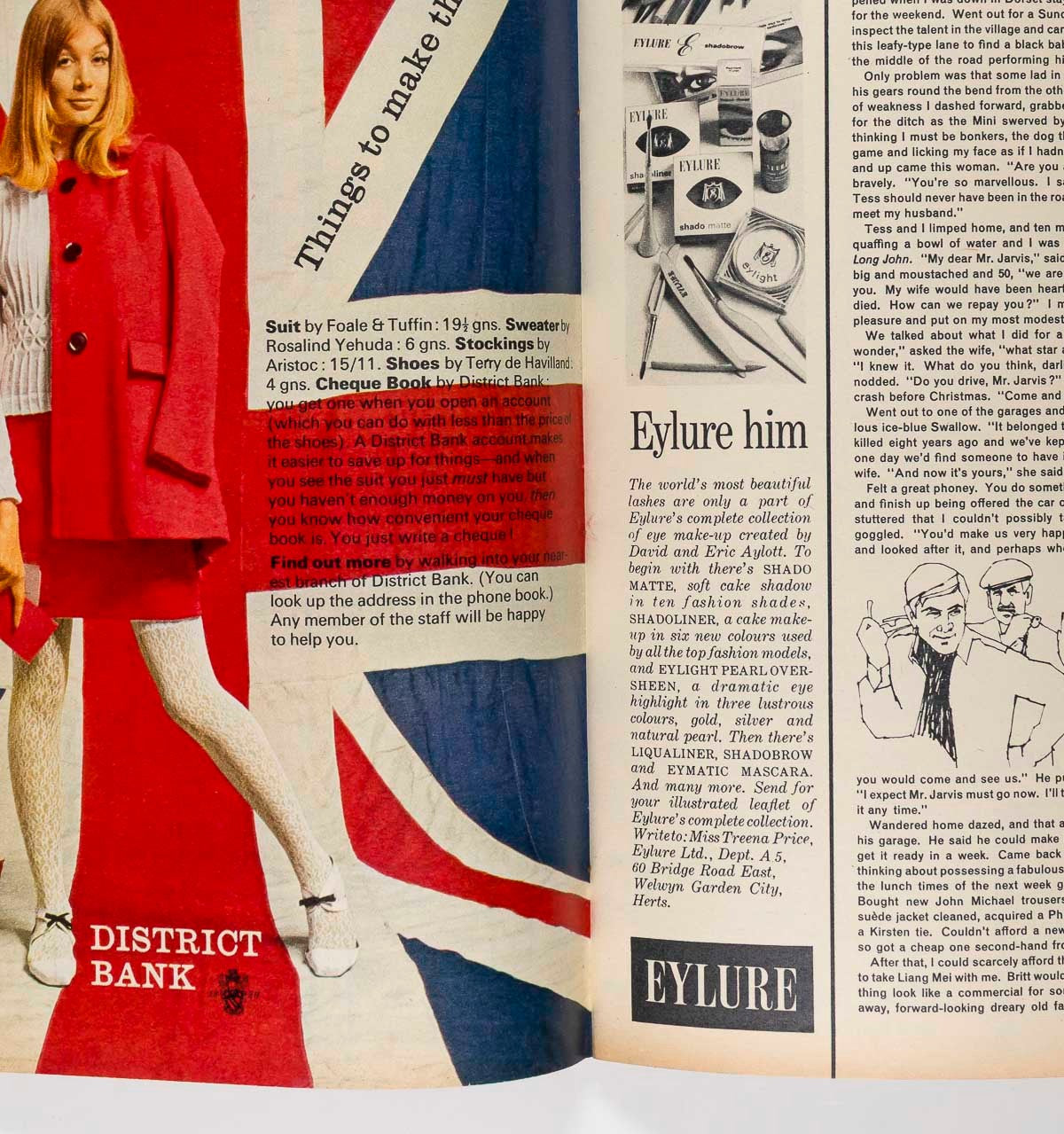 Shrimpton PATTIE BOYD Brigitte Bardot HELMUT NEWTON Honey April 1966 Kennington