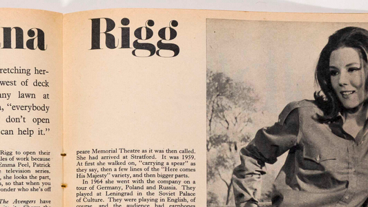The Avengers DIANA RIGG Paulene Stone TWIGGY Grace Coddington PETTICOAT magazine