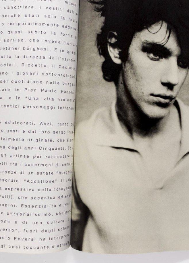 BILLY WHITE Uruguay BRUCE WEBER Roversi L'UOMO VOGUE April 1998 Malaparte PAVESI