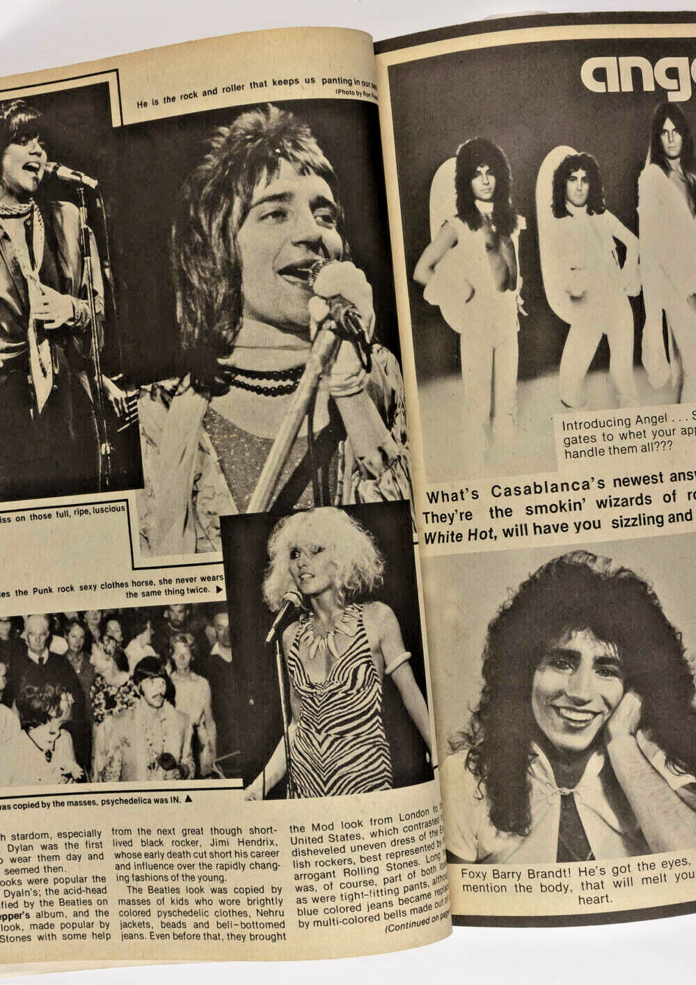 AMANDA LEAR Blondie EDDIE VAN HALEN Bowie GENESIS Kiss GROUPIE ROCK magazine 70s